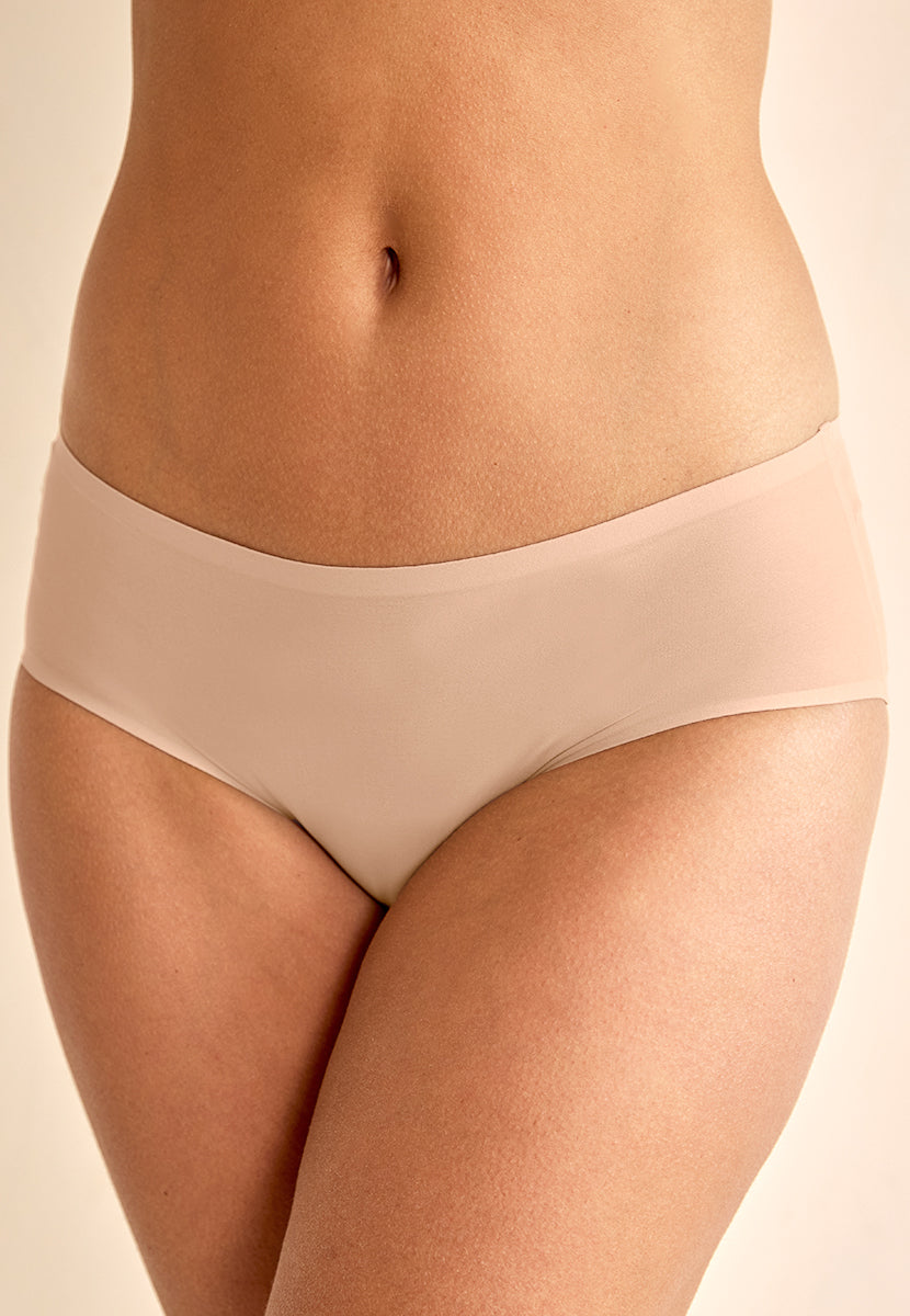 Chantelle 2 Pack Soft Stretch No VPL Hipster Brief - Nude