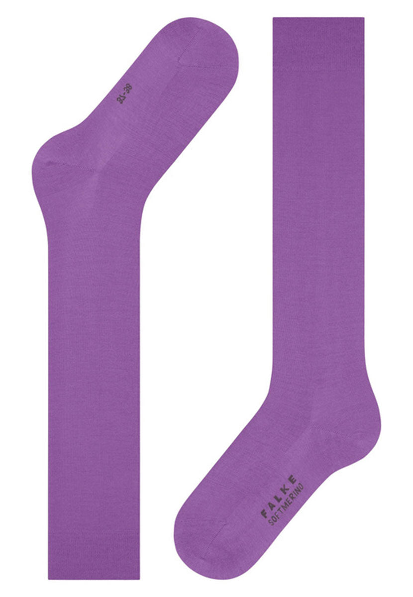 Falke- Soft Merino Knee High Sock - Pink Iris