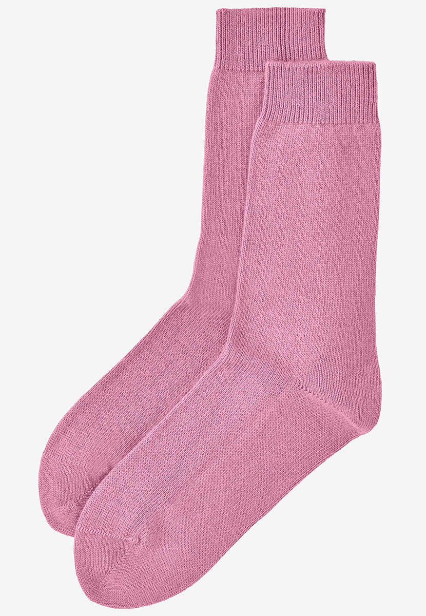 FALKE Cosy Wool Ankle Socks - Peony Front View