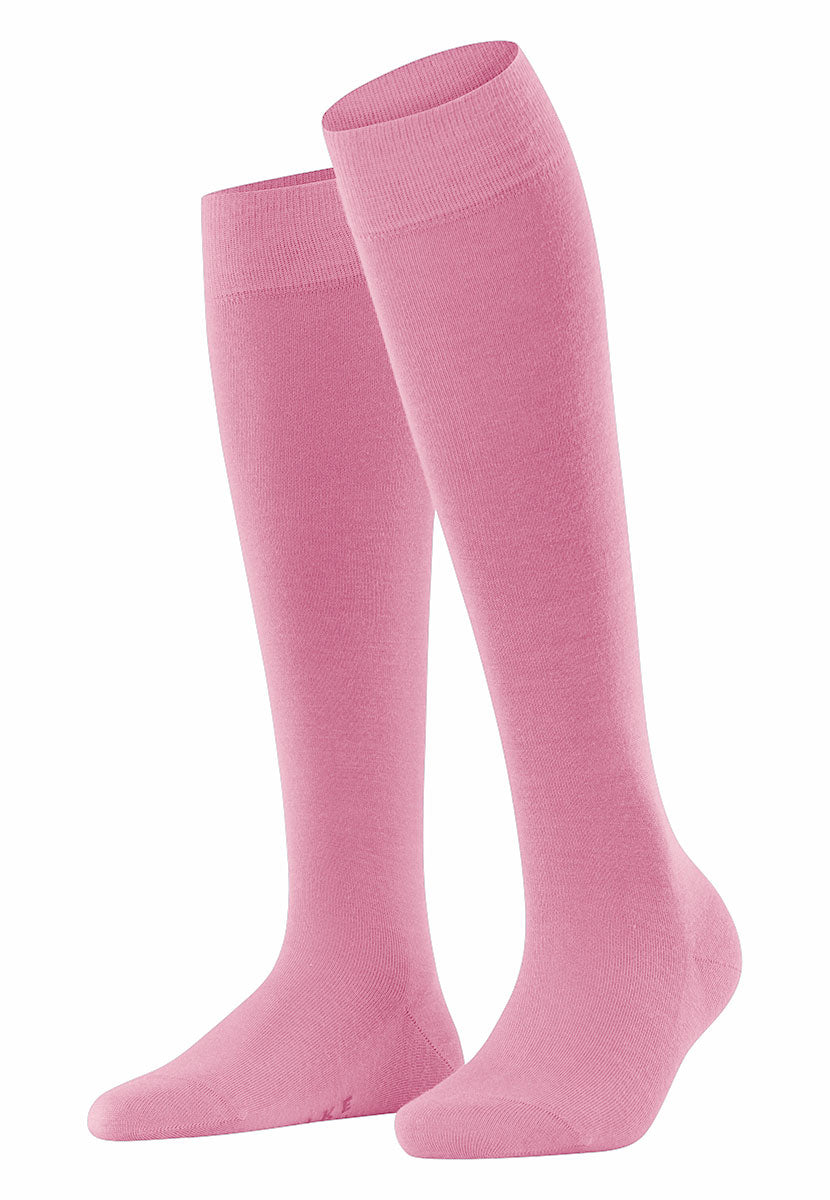 FALKE Soft Merino Knee High Sock - Peony Front View