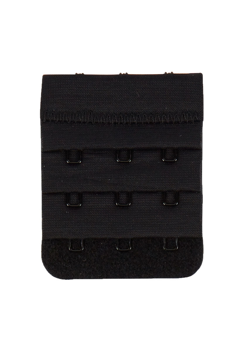 3 Pack 3 Hook Bra Extender - Multi Black View
