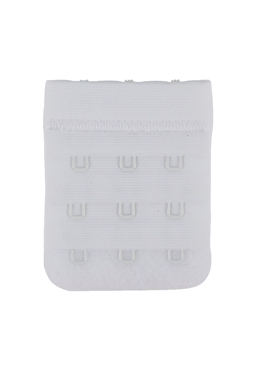 3 Pack 3 Hook Bra Extender - Multi White View