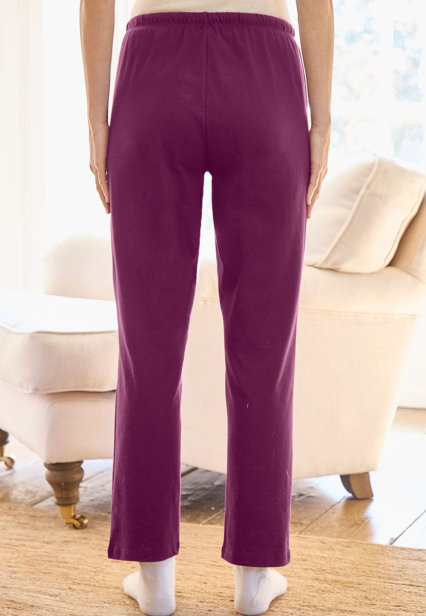 Sophia Pure Cotton Pyjama Set - Palencia Print Trouser Back View