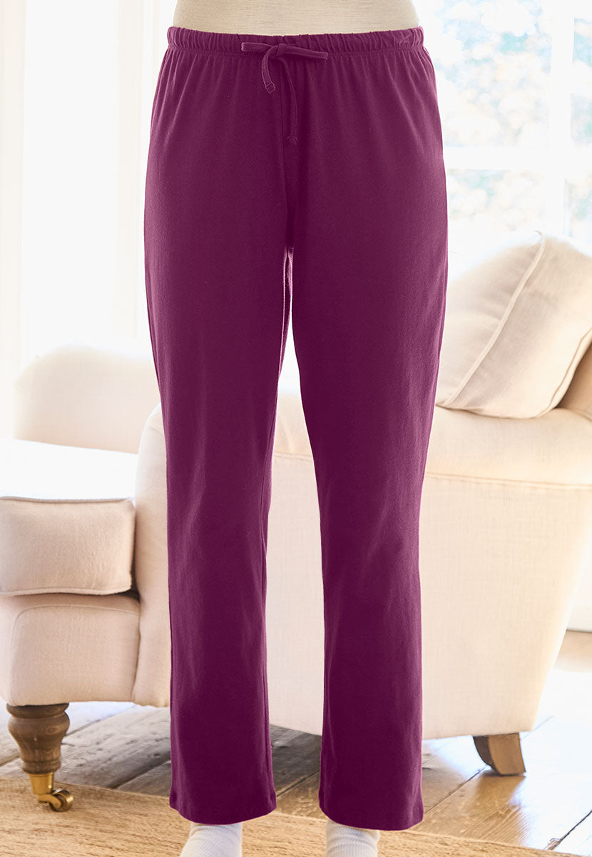 Sophia Pure Cotton Pyjama Set - Palencia Print Front Trouser View