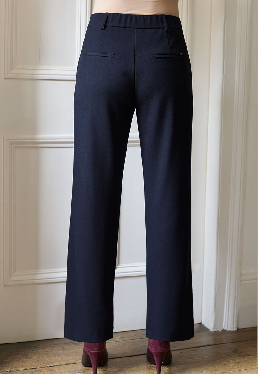 TONI Carrie Tailored Trouser - Dark Navy Back View