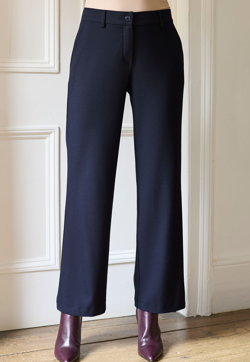 TONI Carrie Tailored Trouser - Dark Navy Front Alt View