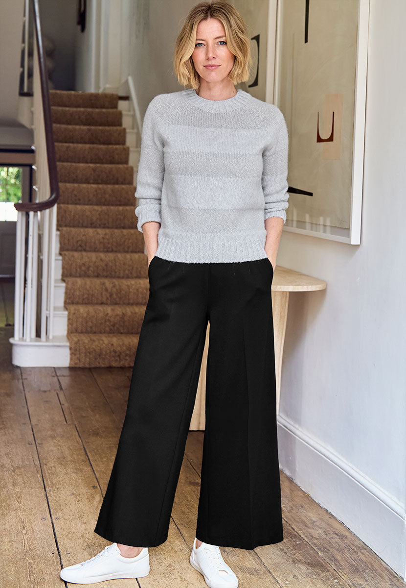 TONI Jenny Extra Wide Leg Trouser - Black