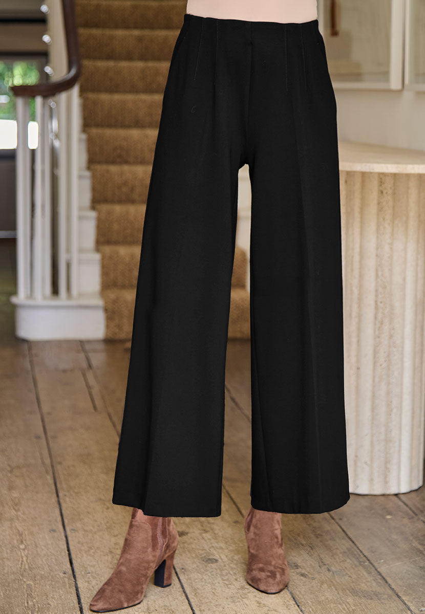 TONI Jenny Extra Wide Leg Trouser - Black