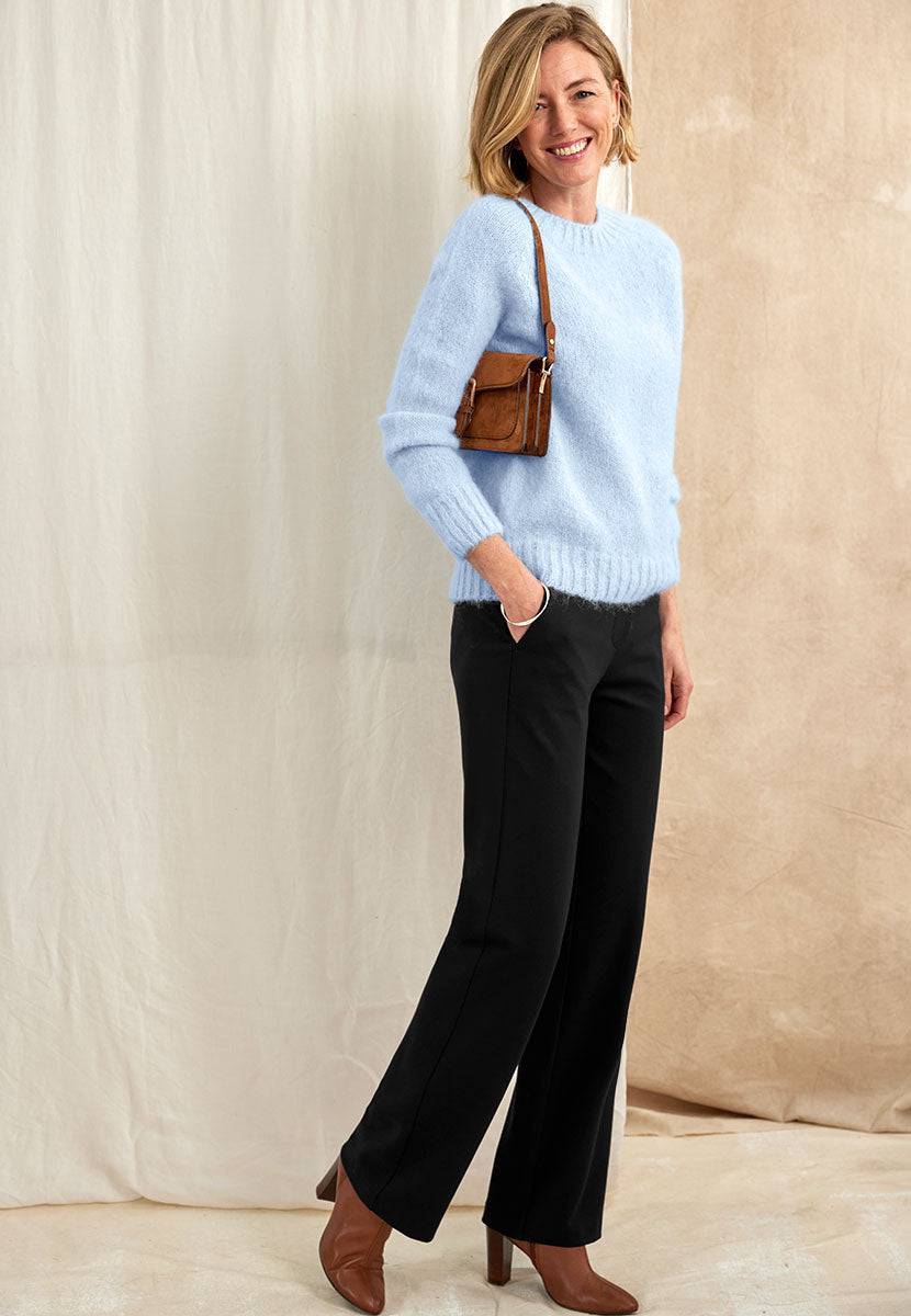 TONI Jenny Wide Leg Trouser - Black