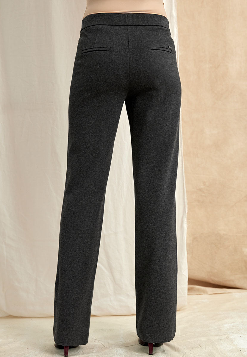 TONI Jenny Wide Leg Trouser - Charcoal