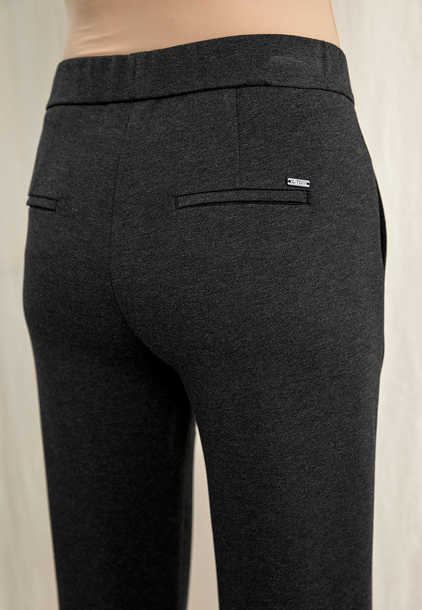 TONI Jenny Wide Leg Trouser - Charcoal