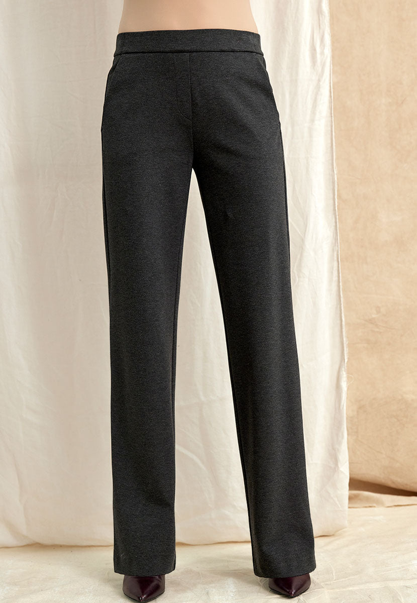 TONI Jenny Wide Leg Trouser - Charcoal