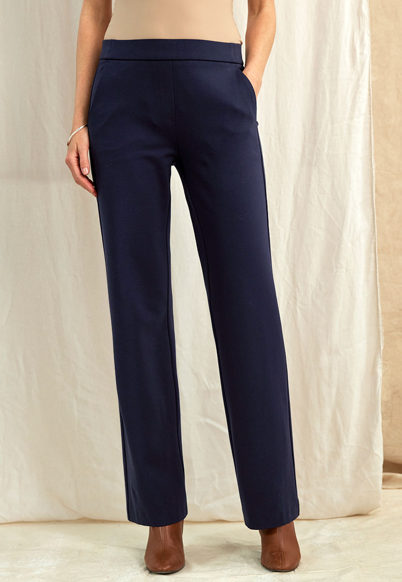 TONI Jenny Wide Leg Trouser - Dark Navy