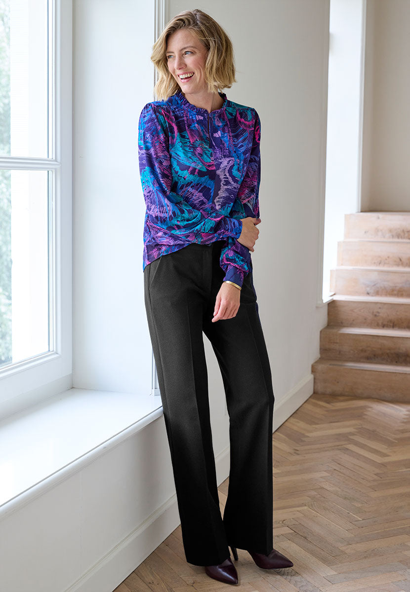 TONI Luisa Wide Leg Trouser - Black