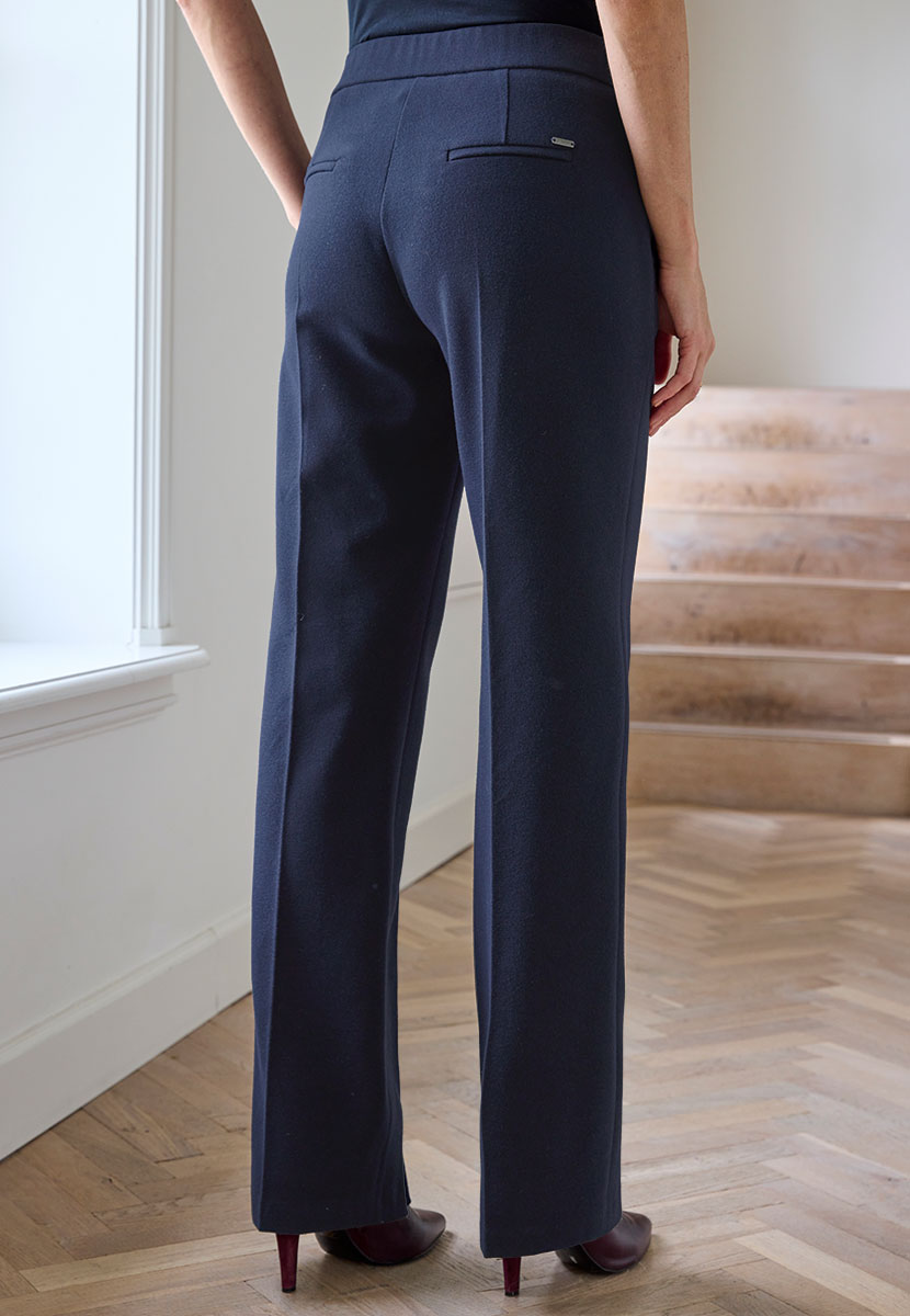 TONI Luisa Wide Leg Trouser - Dark Navy