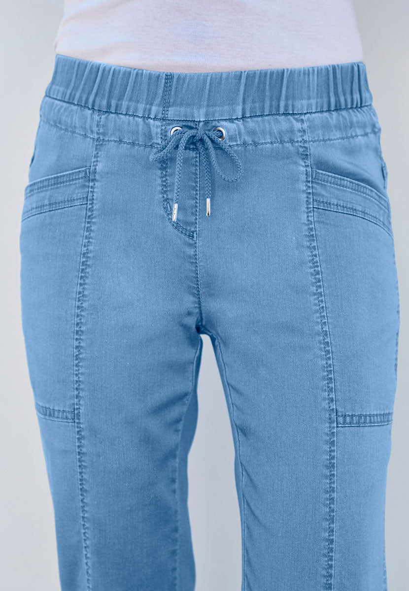 TONI Sue Tapered Trouser -  Blue Denim