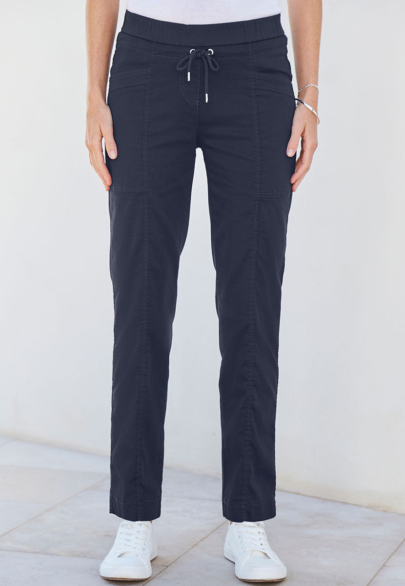 TONI Sue Tapered Trouser - Dark Navy