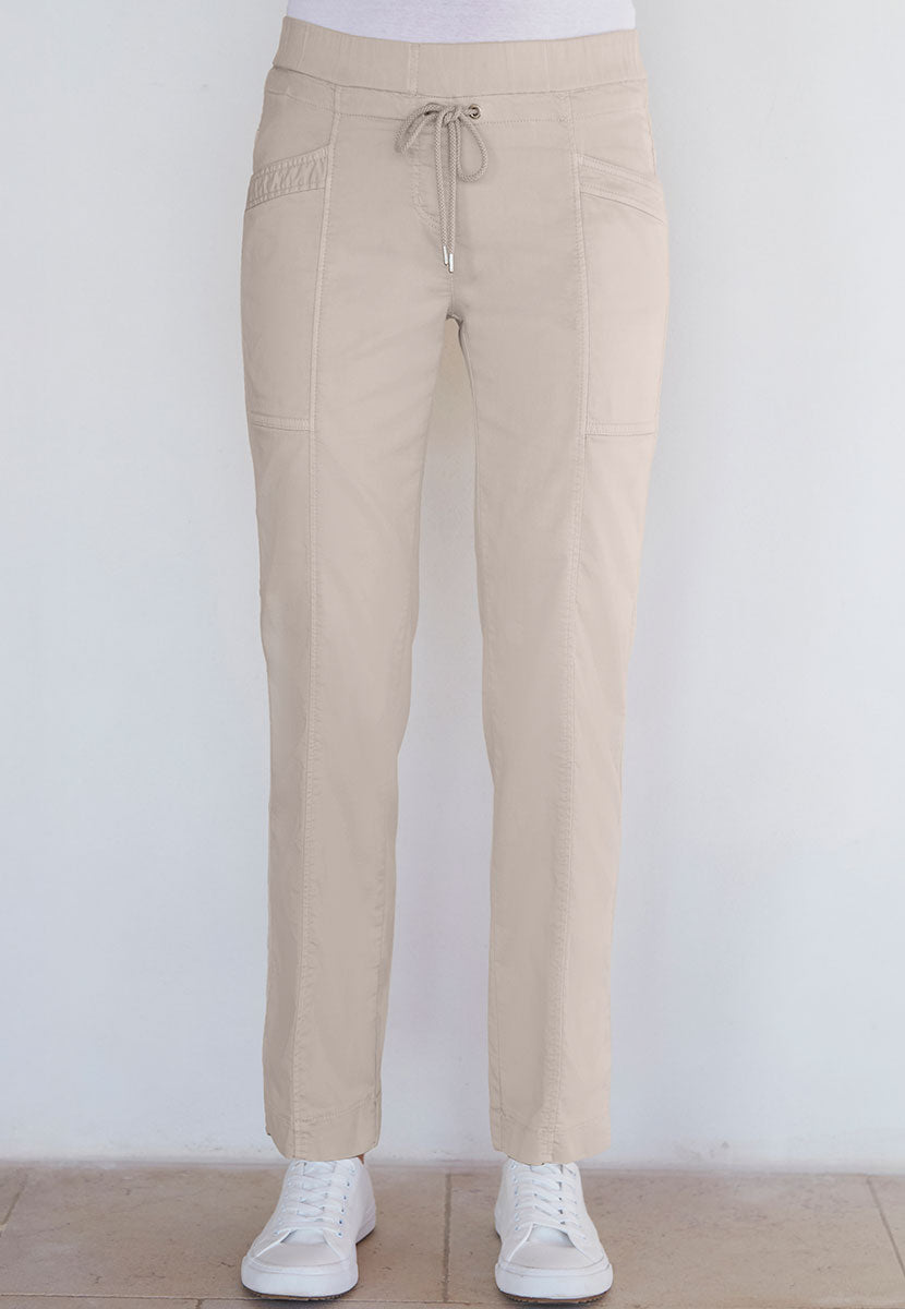 TONI Sue Tapered Trouser - Oatmeal