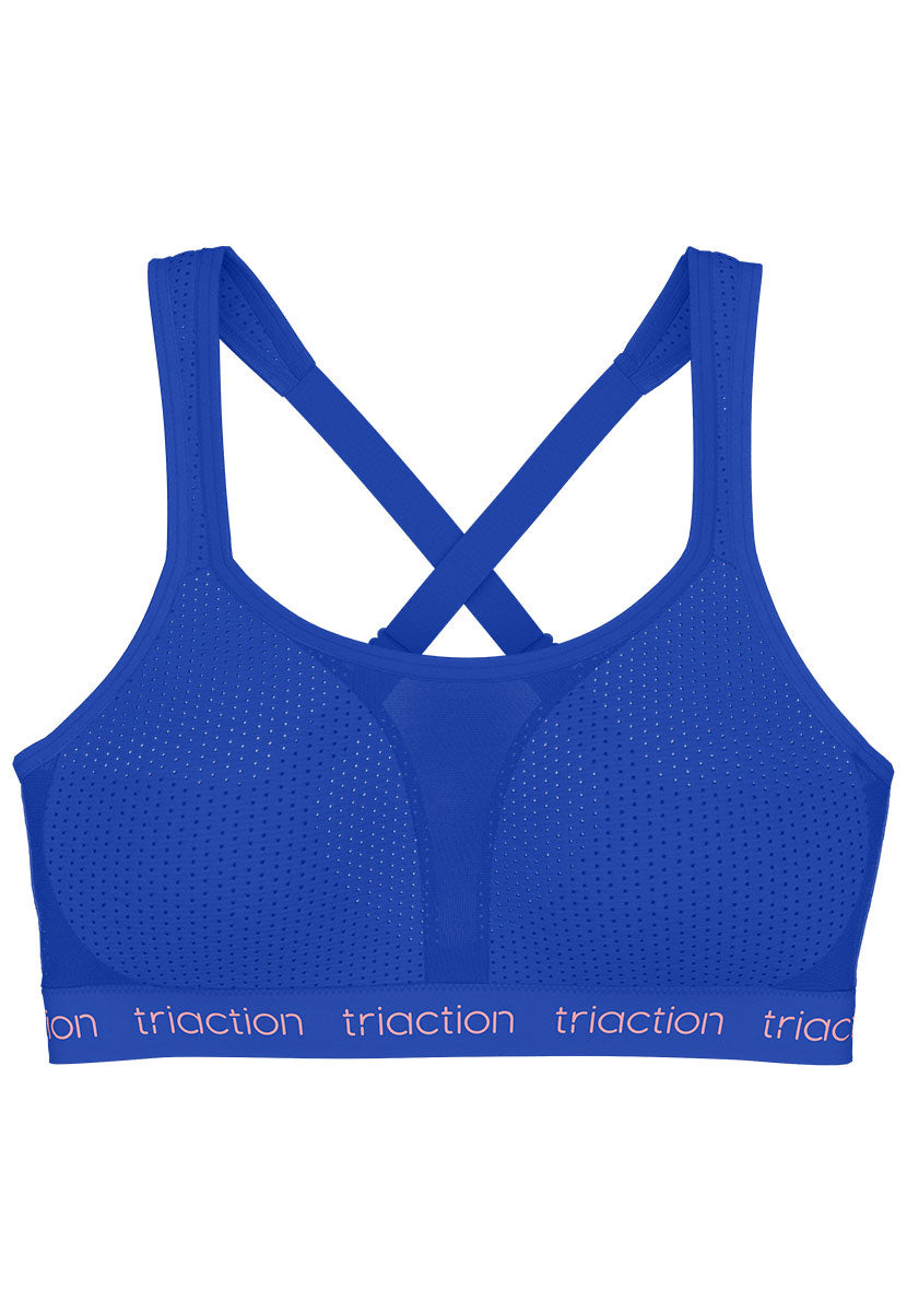 Triumph Triaction Non-Wired Sports Bra - Racing Blue