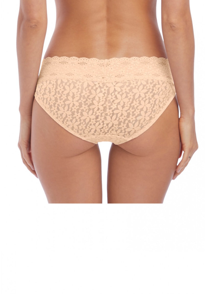 Wacoal Halo Lace Bikini Brief - Nude