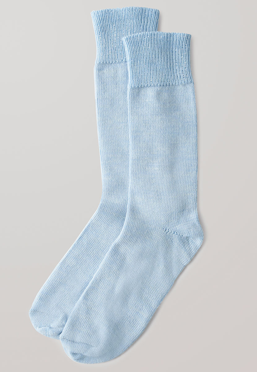 Cosy Alpaca Bed Socks - Blue