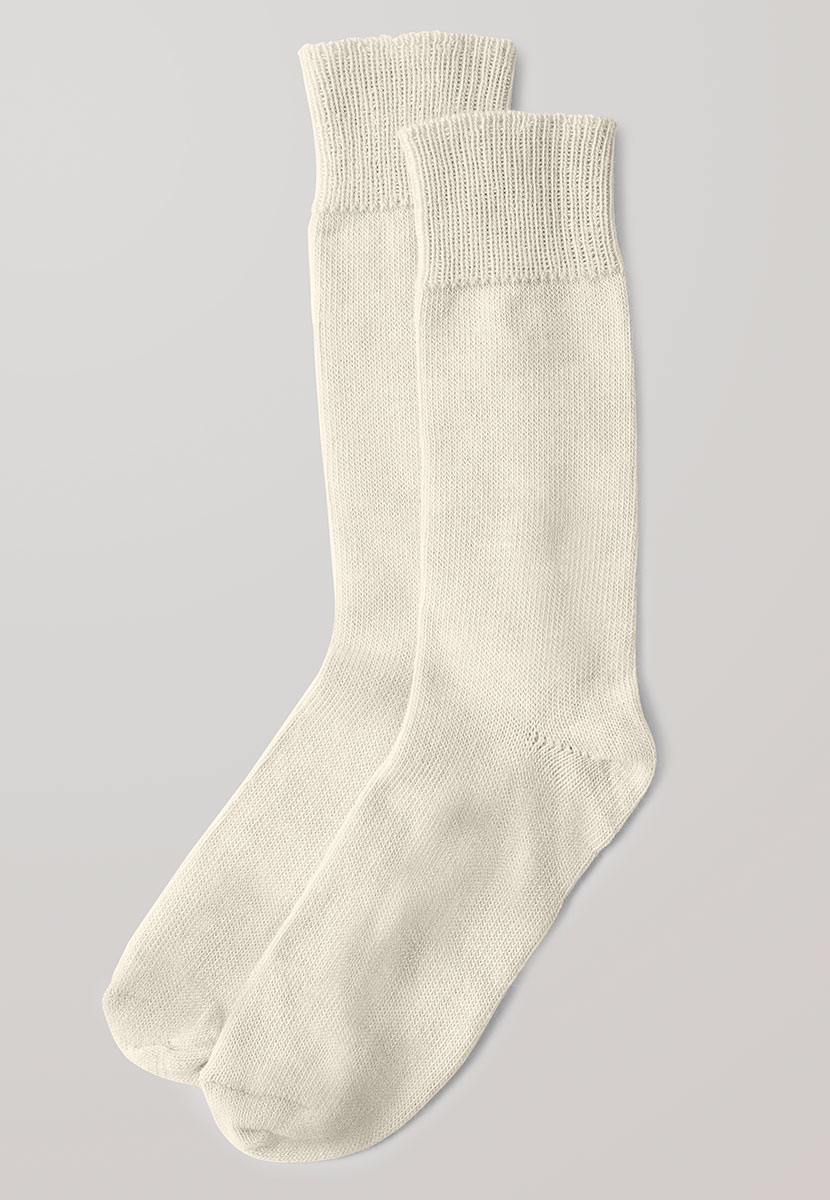 Cosy Alpaca Bed Socks - Ivory
