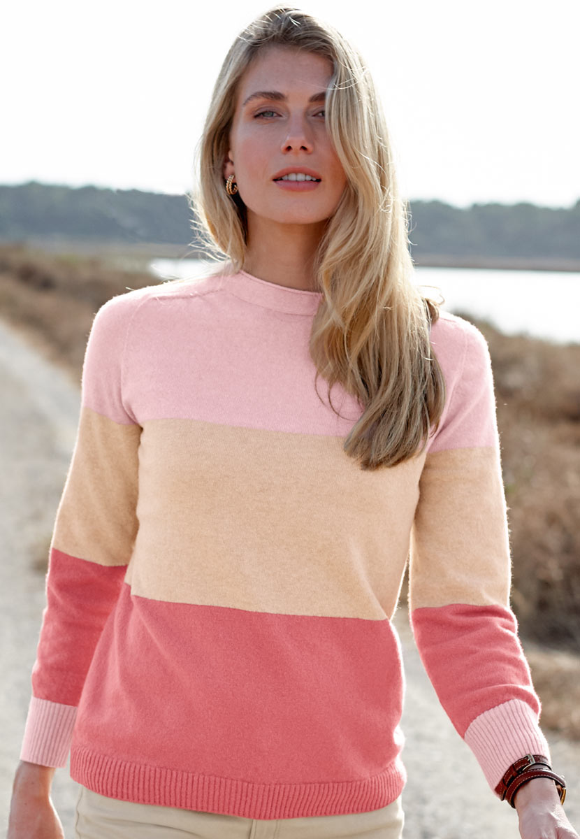 Mollie Jumper - Pink Stripe