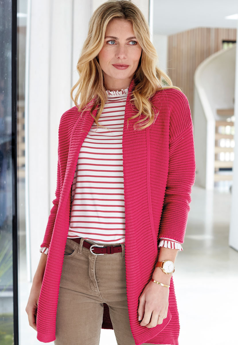 Theia Cardigan - Orchid Pink