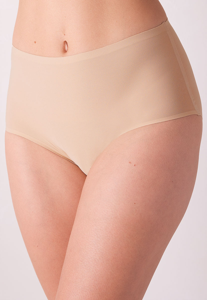 Chantelle - 2 Pack FB0264 Soft Stretch No VPL Full Brief Nude