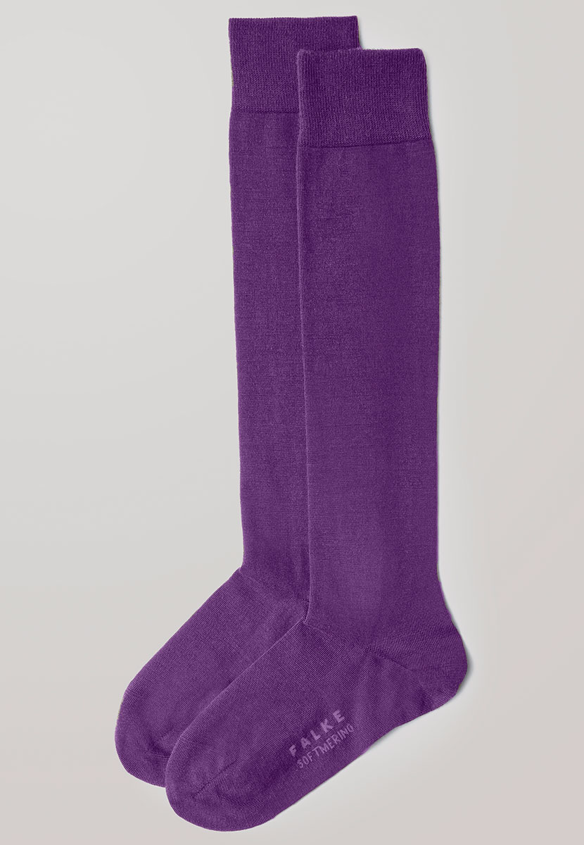 FALKE Soft Merino Knee High Sock - Amethyst