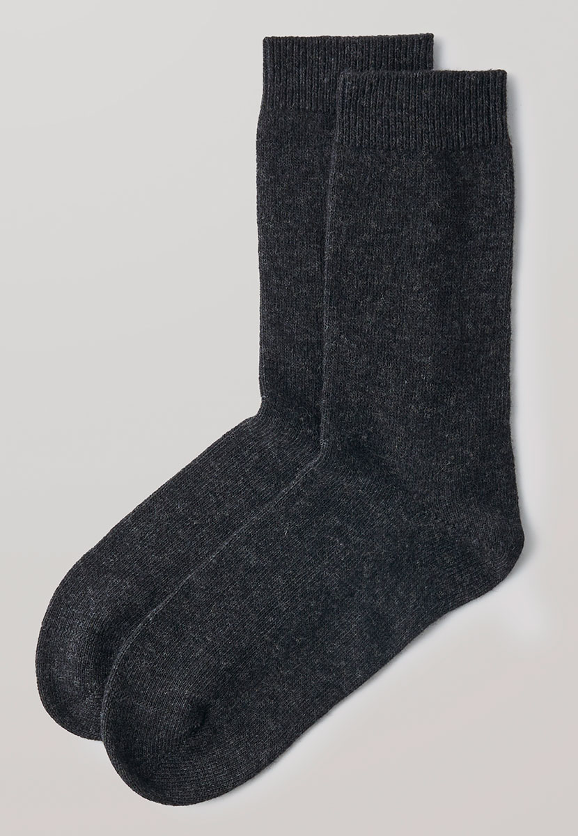 FALKE Cosy Wool Ankle Sock - Anthracite
