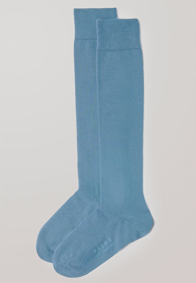 FALKE Soft Merino Knee High Sock - Arctic Blue