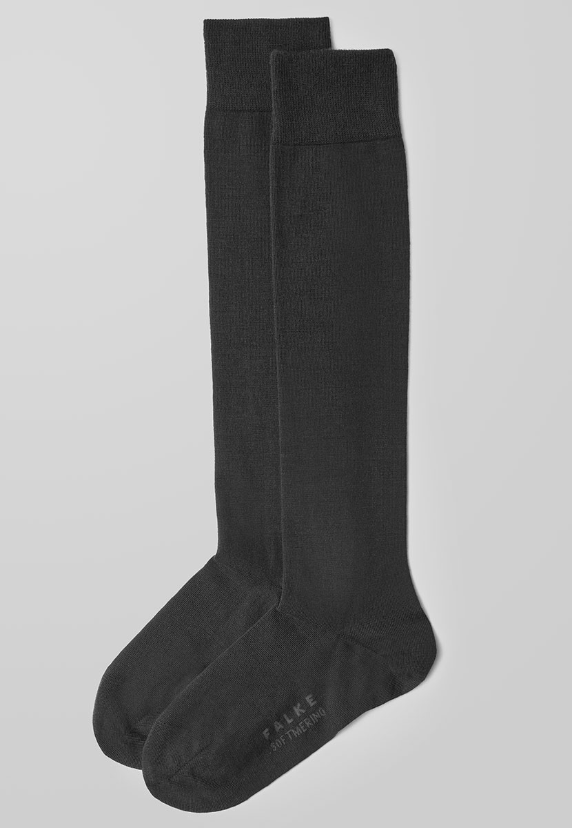 Falke - Soft Merino Knee High Socks Black
