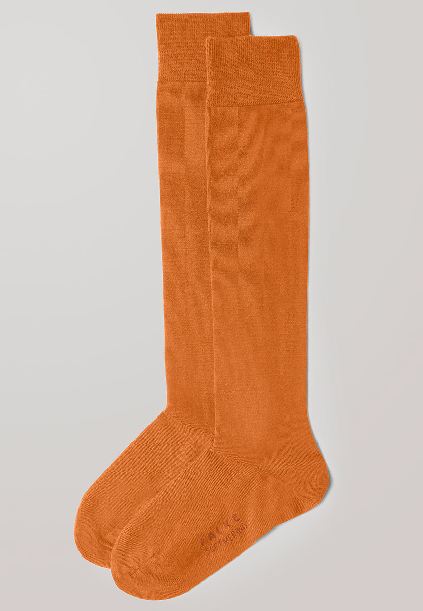 FALKE Soft Merino Knee High Sock - Ginger