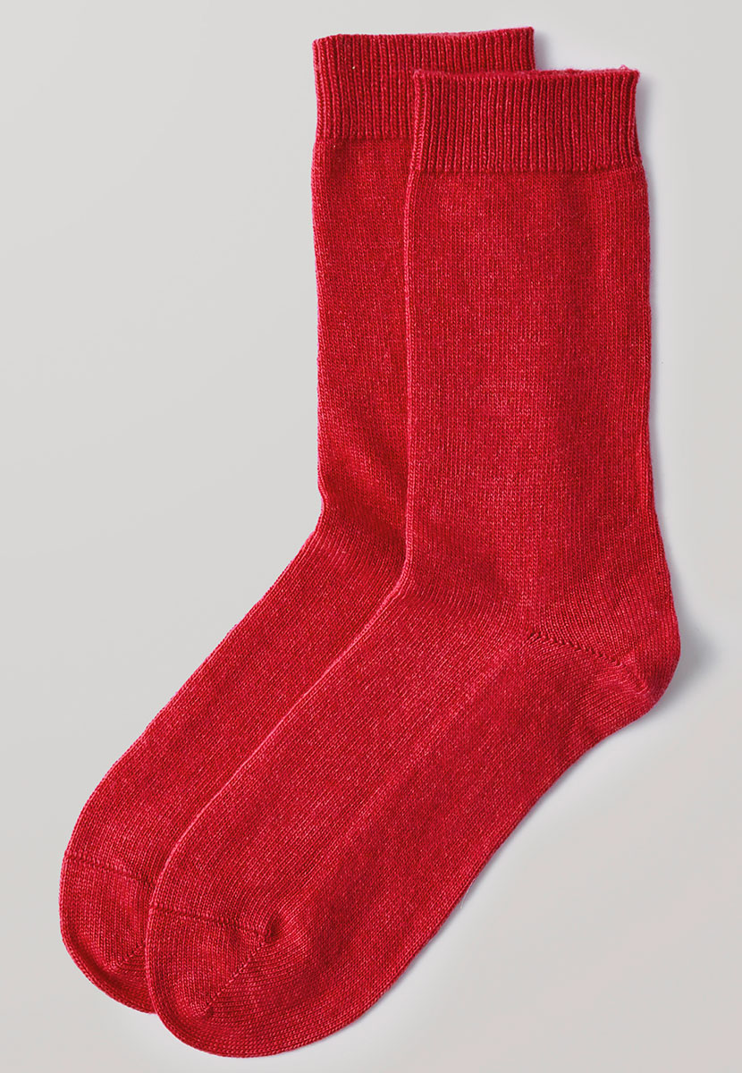 FALKE Cosy Wool Ankle Sock - Scarlet