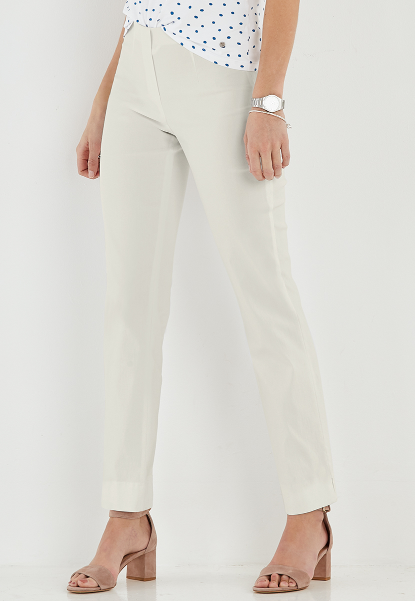 ROBELL Marie Trousers - Dove Grey