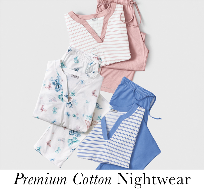 Shop Premium Cotton Nightwear